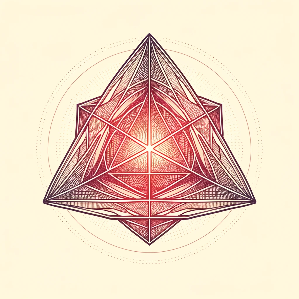 Red Power: Geometry of the Tetrahedron