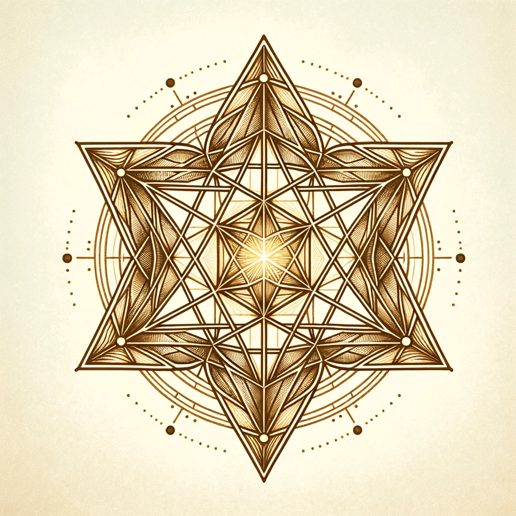 Golden Enlightenment: Geometry of the Merkaba